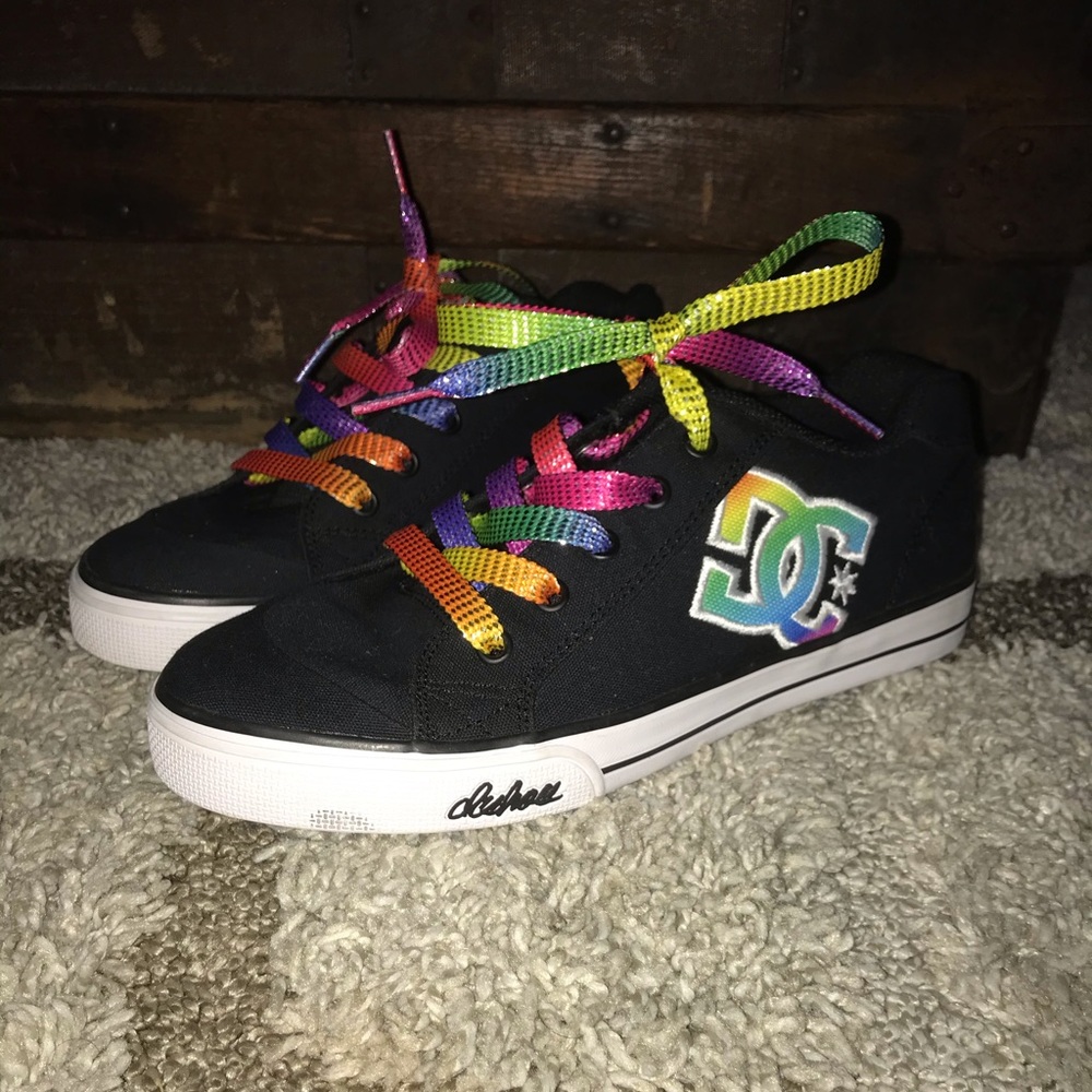 DC shoes rainbow shoe strings